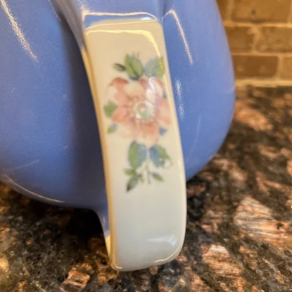 SOLD - Vintage Hall's Superior Quality Kitchenware Teapot Rose Parade - Picture 5 of 8